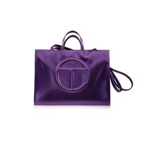 Telfar Large Shopping Bag in Açaí